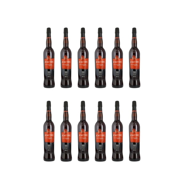 Pack de 12 Jerez Dry Sack Medium 750 ml