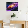 thumbnail image 5 of Chilfamy Galaxy Stars Space Art Canvas Wall Art Ready to Hang - Ideal Home Decor for Room, Living Room, Bedroom, Office, and More 16x12in, 5 of 6