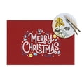 thumbnail image 4 of XMXT 1 Pcs Woven Placemats, Christmas Digital Prints Stain Resistant Anti-Skid Placemat for Kitchen Table, 12 x 18 inches, 4 of 6