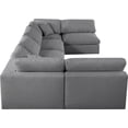 thumbnail image 6 of Meridian Furniture Serene Grey Linen Fabric Deluxe Modular Sectional, 6 of 18