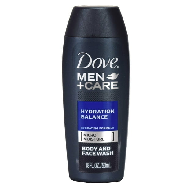 Dove Men+Care Body & Face Wash Hydration Balance Micro Moisture Travel