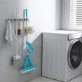 thumbnail image 2 of Mop Broom Holder, Stainless Steel Wall Mounted Storage Organizer Tool for Kitchen, Garage, Garden, Landry, Bathroom Organization and storage (2 Racks 3 Hooks), 2 of 7