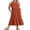 Brick Red, variant on Women Summer Casual Sleeveless Crewneck Sundress Aline Flowy Tiered Maxi Long Beach Dress Vacation Outfits LargePink