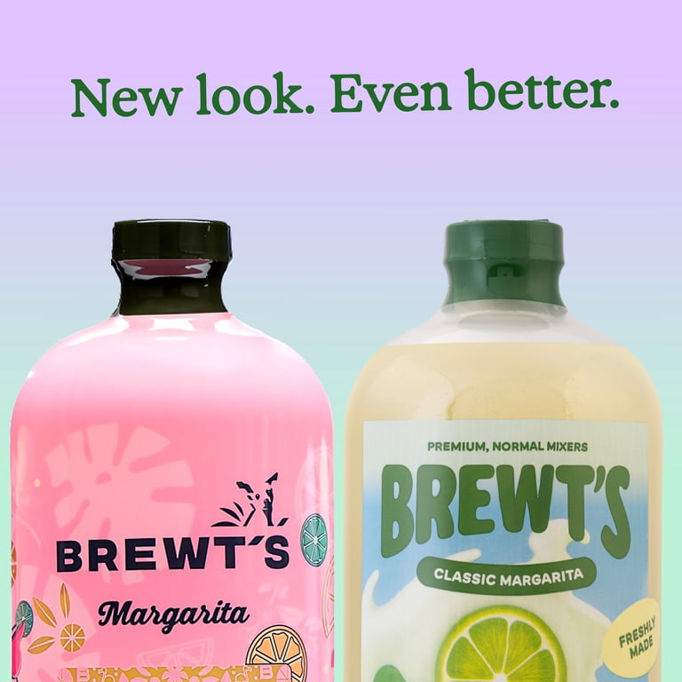 Brewt's Classic Margarita Mix 32 oz, Handcrafted with Fresh