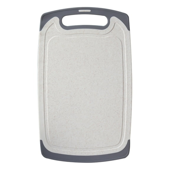 Yatlte Cutting Board, Cutting Boards for Kitchen, with Non-Slip Feet, Juice Grooves, Easy Grip Handle, BPA Free, Non-Porous, Dishwasher Safe Plastic Cutting Board