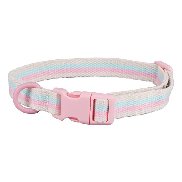 Pet Collar, Dog Collar Adjustable Polyester For Daily Use For Small And Medium Dog ,Orange,Green