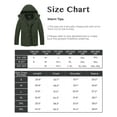 thumbnail image 7 of Ampake Men's Winter Coat Windproof Puffer Coat Warm Puffer Jacket Green L, 7 of 7