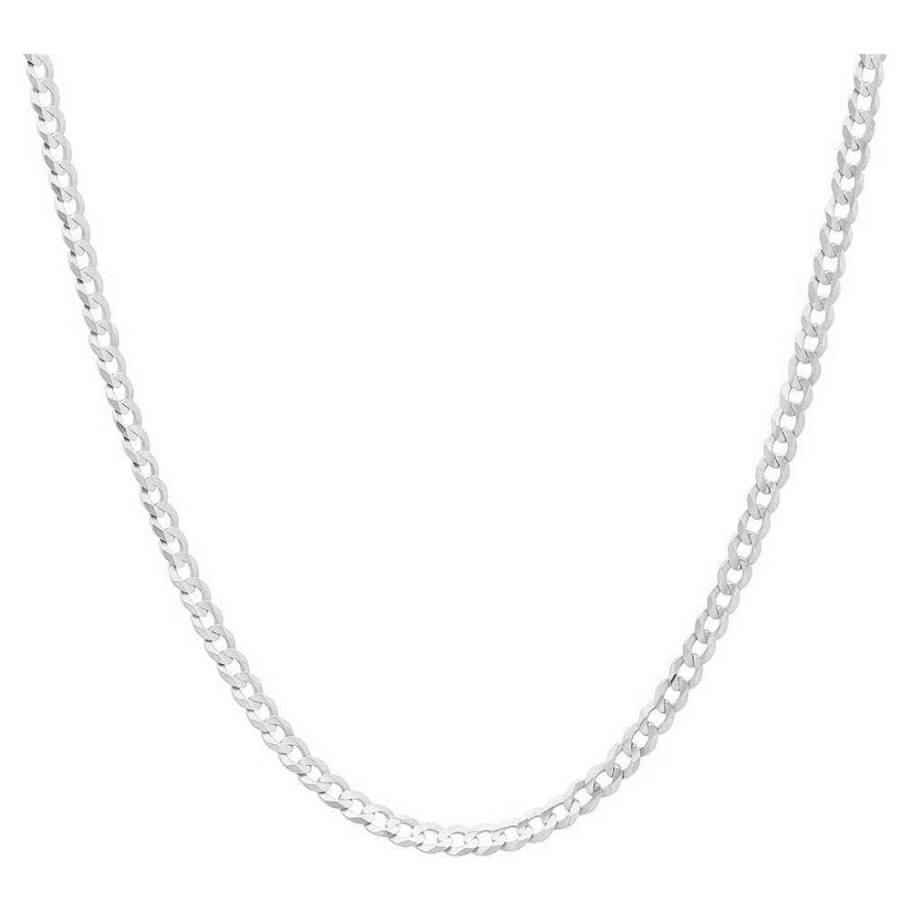 Italian 925 Sterling Silver Cuban Curb Link Chain Necklaces 2MM - 10.5MM, Solid 925 Italy, Next Level Jewelry