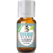 Angle View: Stress Relief Essential Oil Blend - 100% Pure Therapeutic Grade Stress Relief Blend Oil - 10ml