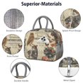 thumbnail image 4 of Lunch Bag Lunch Box for Women Reusable Insulated Lunch Bags,Water-Resistant Gothic Cooler Lunch Tote Bag, Large Capacity for Work Travel Picnic, 4 of 6