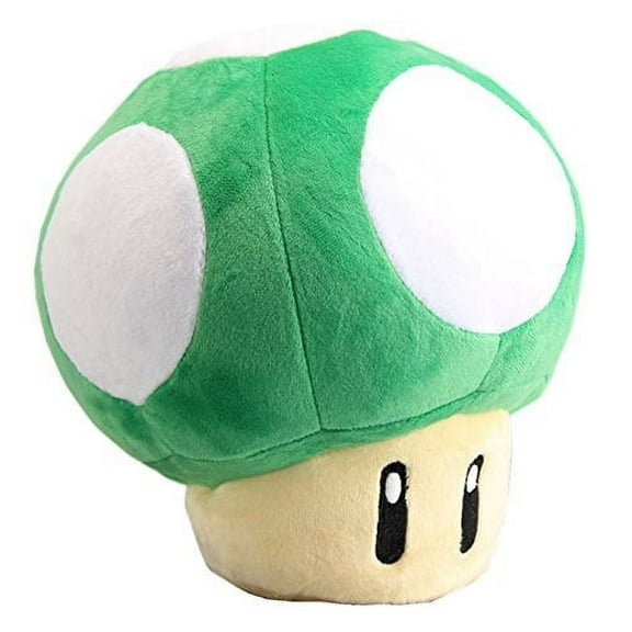 uiuoutoy Green 1-Up Mushroom Plush Toy 9''