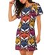 thumbnail image 2 of Easygdp Fox Face Camisón de manga corta para mujer, informal, estampado, 2 of 6