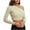 Beige, variant on Lenpel Women's Sweaters Long Sleeve off Shoulder Cropped Pullover Knitted Tops Fall Trendy Sweater