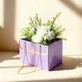 thumbnail image 2 of Unique Bargains 1 Pc Gift Bags Rectangular Gift Packaging Purple, 2 of 5