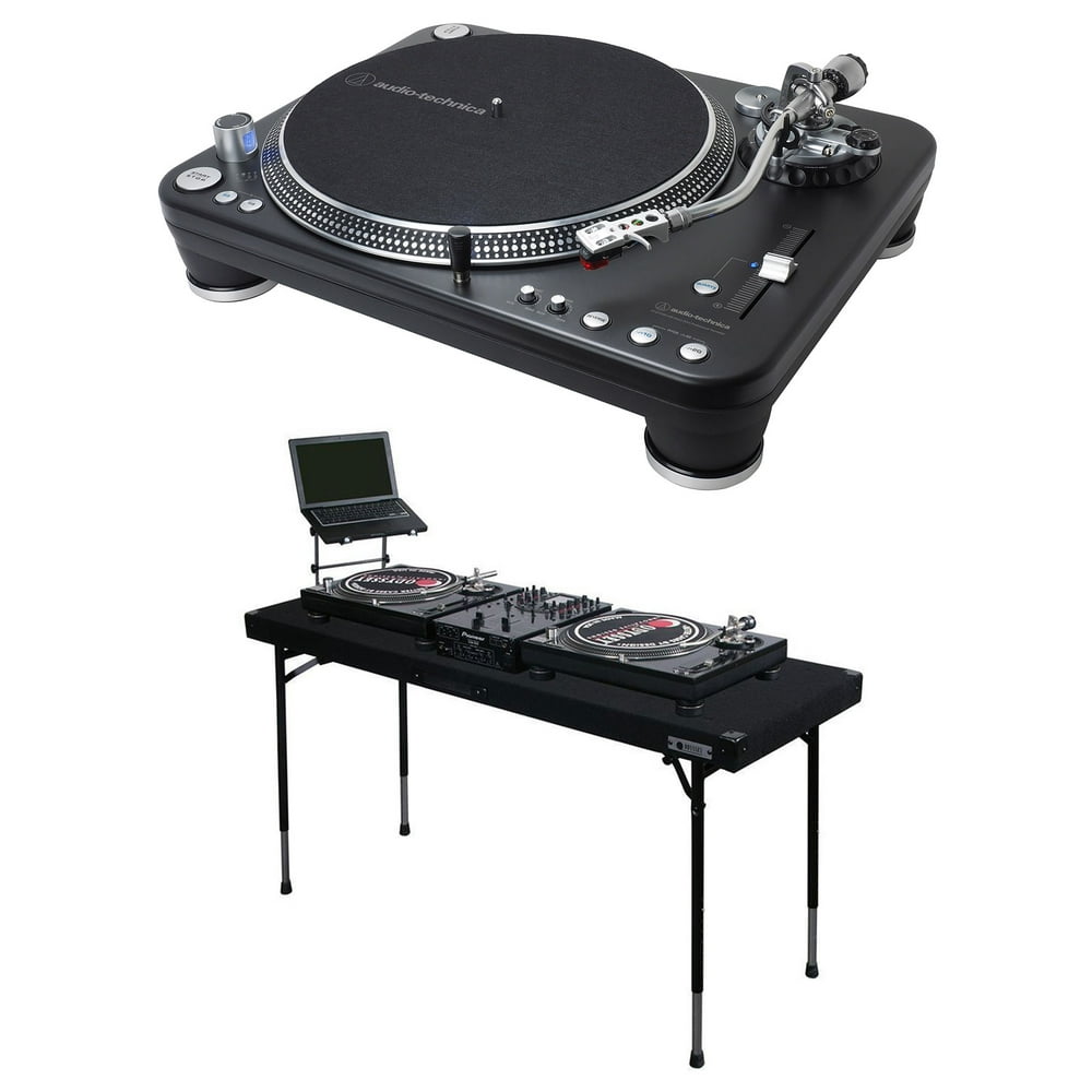 Audio Technica ATLP1240USBXP DirectDrive Pro DJ Turntable + Combo DJ