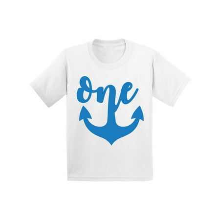 

Birthday Outfits for 12 Months - Cute Baby Boy Baby Girl Shirt - Anchor Tee