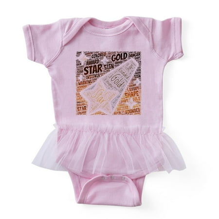 - CafePress - Flat Icon Plain Rounded Dropped Star - Cute Infant Baby Tutu Bodysuit