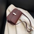 thumbnail image 4 of Bolsa Bolso de hombro de cuero de PU retro para mujer Bolsos de mini axilas de color sólido (café) JShteea  Para Estrenar, 4 of 6