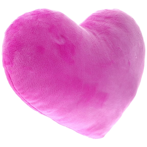 BESTYASH Purple Heart Shaped Pillow Cushion Plush Throw Pillow for Home Use Valentine Decoration 12.5 x 14 inches