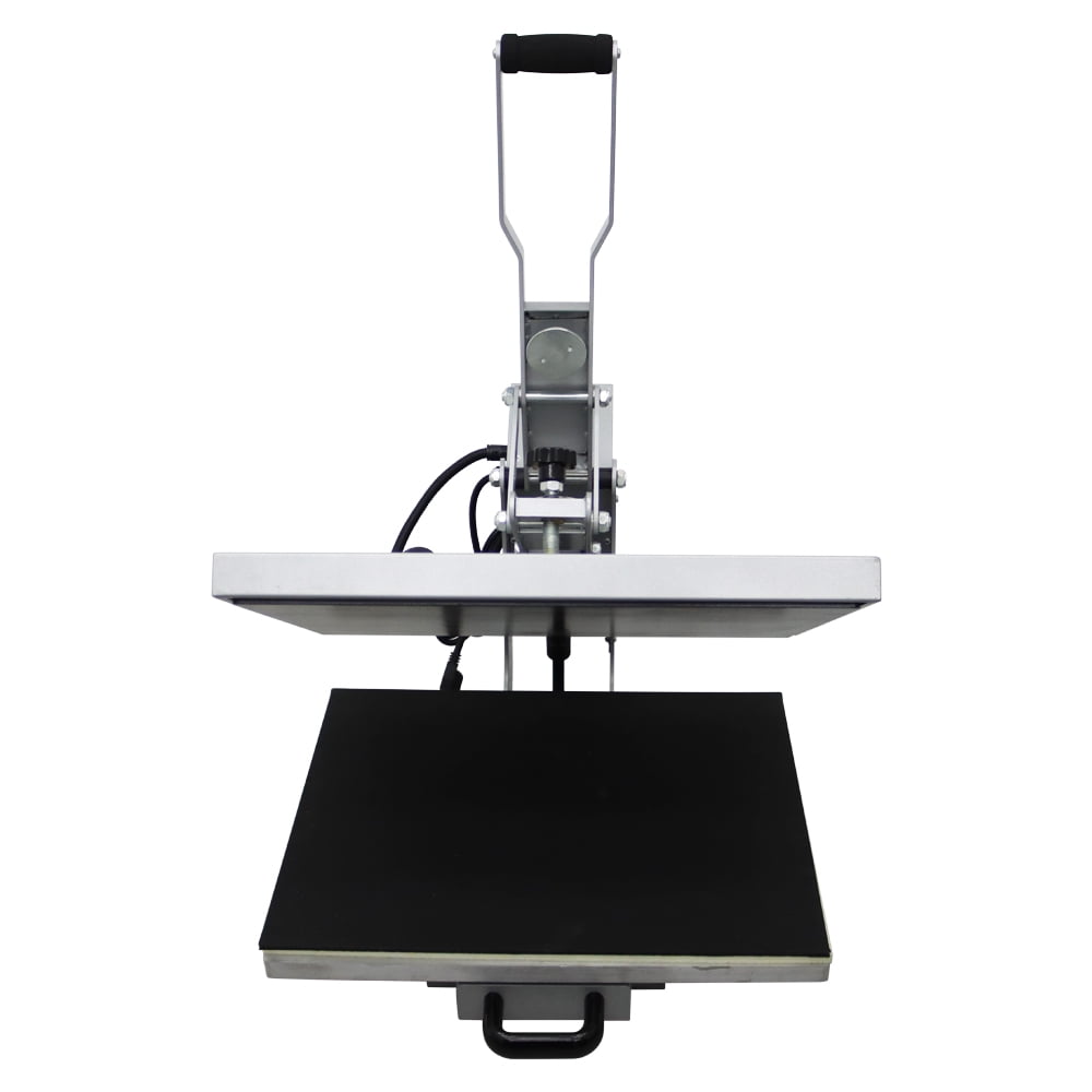 INTBUYING 16x20in Flat Heat Press Machine Magnetic Semi-Auto Heat Sublimation Transfer for Cloth Printing