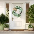 thumbnail image 1 of BKER Summer Berry Wreath Festival Rattan Door Hanging Leaf Rattan Decorative Pendant, 1 of 5