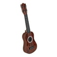 thumbnail image 4 of Kids Toy Ukulele 4 String Mini Children Guitar for Baby Parties Favors Aged 3+ red brown, 4 of 8