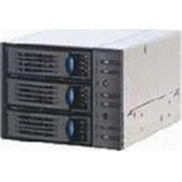 3.5 in. 3 Bay HDD Enclosure with 12Gb per Second SAS and SATA Backplane Brown Box