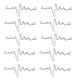thumbnail image 2 of 10 piezas de aleación ECG diseño colgante dijes para joyería DIY decoración colgante Plata Zulema Colgante de la joyería de la manera, 2 of 8