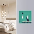 thumbnail image 4 of Yayeee Toggle Light Switch Wall Plate 2-Gang 4.56"x4.48" Decorative Outlet Cover, Green Cat, 4 of 7