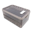 thumbnail image 2 of Wardrobe Clothes Organizer Clothing Compartment Storage Box Foldable Clothing Storage Box Large Size with Lid 9 Grids, 2 of 14