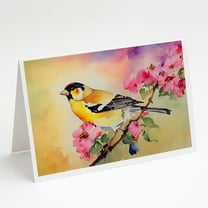 Goldfinch Greeting Cards Pack of 8 7 in x 5 in