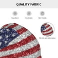 thumbnail image 5 of Naloa America Flag Glitter Beanie for Men Women Knitted Unisex Winter Hat Beanies Cap Knit Cuffed Beanies Hats, 5 of 7