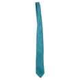 thumbnail image 3 of Men’s Paisley Ice Blue Formal Satin Self-Tie Necktie in a Variety of Colors by Spencer J’s Signature Satin Collection, 3 of 3