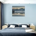 thumbnail image 4 of Give It To God And Go To Sleep Sign Wall Art Lake Mountain Pictures Wall Decor Christian Canvas Prints Posters Framed Artwork Paintings Home Decorations for Kitchen Living Room Bedroom 16"x12", 4 of 6