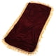 thumbnail image 3 of Pleuche Funda de teclado decorada antipolvo para piano electrónico de 61/88 teclas (Borgoña 61 teclas), 3 of 12