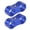 Blue, variant on YAHHU 2Pcs AN6 Braided Hose Separator Clamp Fitting Adapter Bracket Universal Black Engine Divider (4 inches / 10.16 cm)