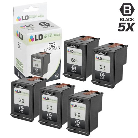LD Remanufactured Replacements for C2P04AN/ 62 5 Pack Black Cartridges