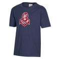 thumbnail image 2 of Youth  Heather Navy Radford Highlanders Logo Comfort Wash T-Shirt, 2 of 3