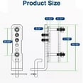 thumbnail image 6 of 2PC Trailer Sway Control Bracket for Equalizer Hitch-Weight Distribution System, 6 of 6