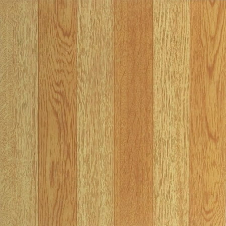Achim Nexus Light Oak Plank Look 12x12 Self Adhesive Vinyl Floor Tile 20 Tiles 20 Sq Ft