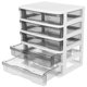 thumbnail image 1 of FUTUREORYY Organizador De Escritorio Con Cajones Transparentes Para Cosméticos Y Artículos Varios, 1 of 8