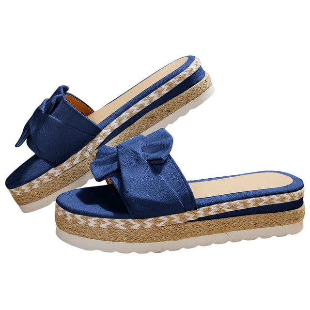 Sandalias Playa Verano para Mujer Antideslizantes Con Cuña Y Plataforma Interior Exterior