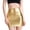 Gold, variant on Women's Faux Leather Pencil Skirt, Solid Color Sexy Bodycon Mini Skirt, High Waist Club Skirt for Party, Night Out and Date,Black,L