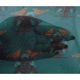 thumbnail image 4 of oneOone Viscose Chiffon Fabric Bird & Tree Block Print Fabric By The Yard 42 Inch Wide, 4 of 4