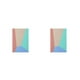 thumbnail image 1 of Matsuzay Papel Bloc de notas Carpeta Cuaderno Borrar Guardar Suministros de oficina multicolores Cuadernos en Accesorios para Rosa 2piezas, 1 of 6