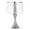 33cm Silver B, variant on Decorative Candle Holder - Home Decor Pillar Candle Stand, Coffee Table Decor Centerpieces for Fireplace, Living or Dining Room Table - , H 26cm B-H 26cm-