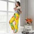 thumbnail image 5 of Salouo Easter eggs (2) Print Women's Pajama Pants Casual Loose Sweatpants PJs Flowy Pants Drawstring Palazzo for Women Wide Leg Pants Lounge Pajama-XX-Large, 5 of 6