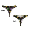 thumbnail image 3 of Fotbe Mardi Gras Carnival4 Tanga Sin Costuras para Mujer con Estampado – Panties Invisibles, Transpirables y Cómodos para Uso Diario-3X-Large, 3 of 6