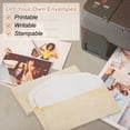 thumbnail image 4 of 48 Packs Envelopes Vintage Aged Paper Light Yellow-9 x 4 Inch for Letter Writing, Invitations, 4 of 6