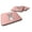 Pink, variant on Checkerboard Blue Italian Greyhound Foam Coasters- Set Of 4